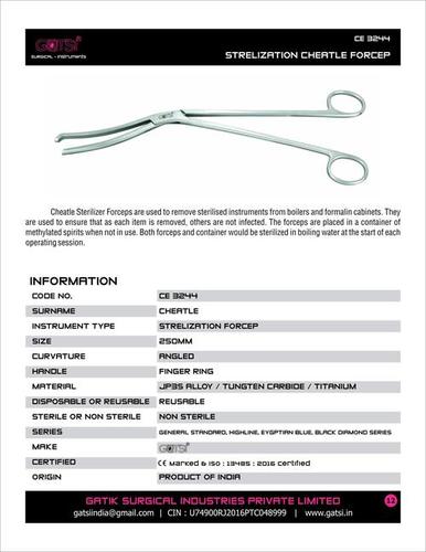 Cheatle forceps on sale