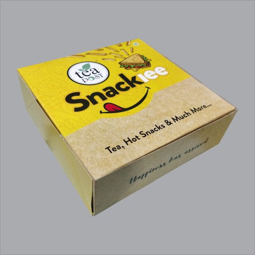 Matte Lamination Fast Food Snack Packaging Box