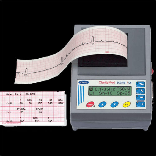 Abs Plastic Single Channel Ecg Machine