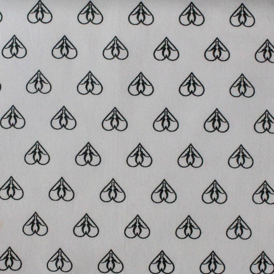 All Over Embroidery Organic Cotton Cambric Dyed Fabric