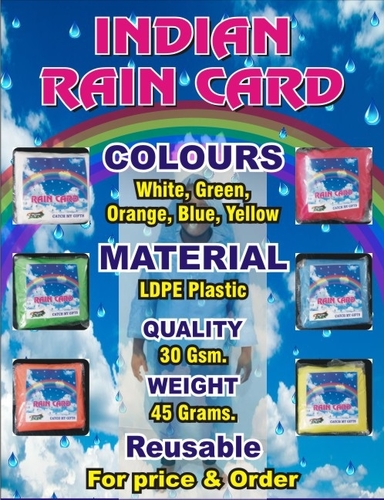 Plastic Raincoat By RDG NETWORK AND MARKETING