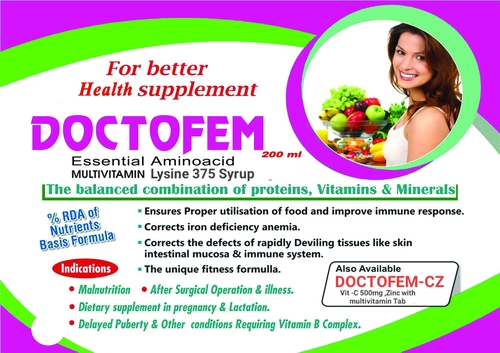 DOCTOFEM SYRUP 100/200 ML
