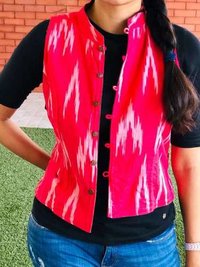 Red Ikat Jacket