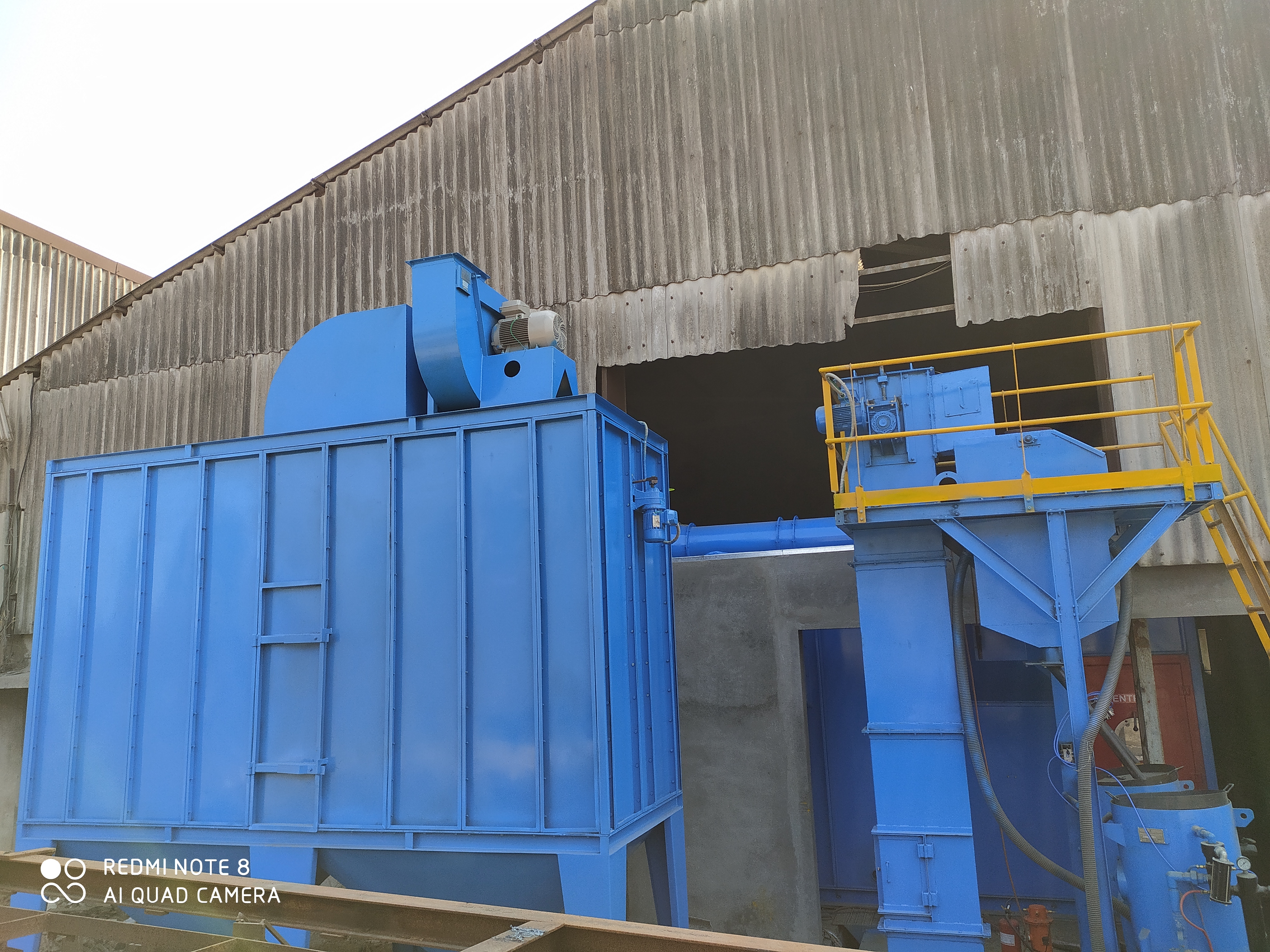 Shot Blast Machine For Scaffolding