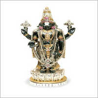 Gold Plated Tirupati Balaji Statue