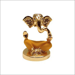 Gold Plated Divine Ganesh