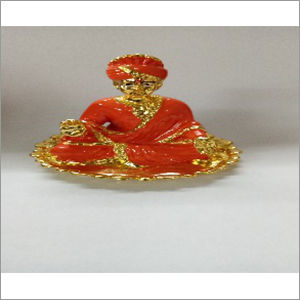 Gold Plated Shri Swaminarayan Statue