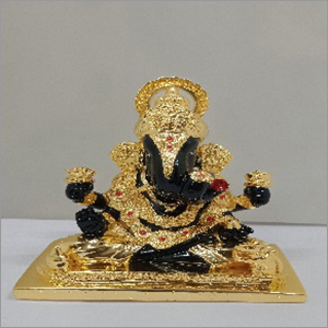 Gold Plated Shrimanth Dagdu Sheth Ganesha