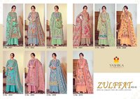 Yashika Trends Zulfat Vol-2 Lawn Cotton Flower Print Dress Material Catalog
