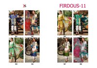 Deepsy Firdous Vol-11 Pakistani Style Salwar Suits Catalog