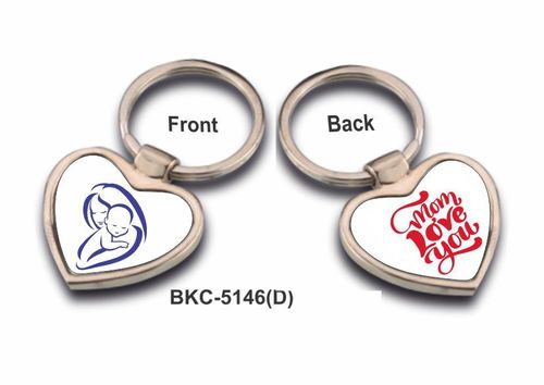 Heart Shape Sublimation Keychain