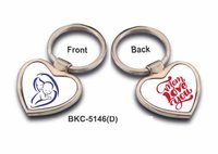 Heart Shape Sublimation Keychain