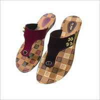 Ladies PU Sole Slipper