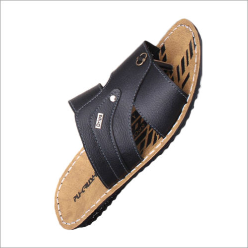 Mens Comfortable PU Slipper