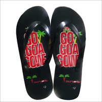 Mens Designer Printed Rubber Slipper