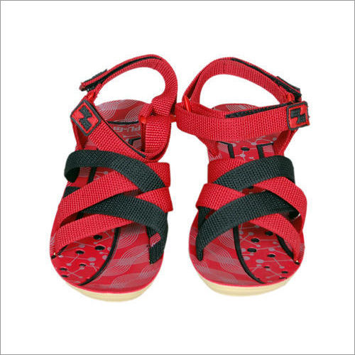 Ladies cheap red sandals