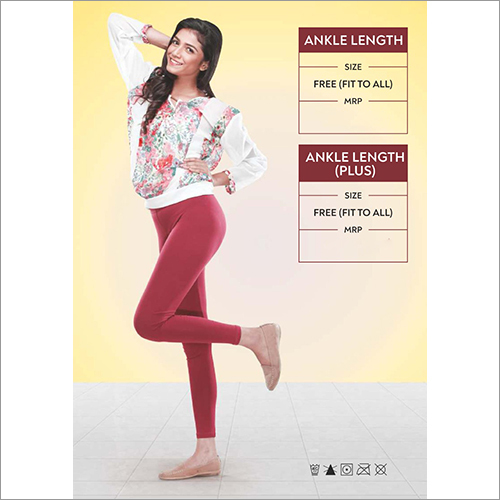 Active Wear, Size:S( Prisma Legging/ Ankle Length)Colour: Pink