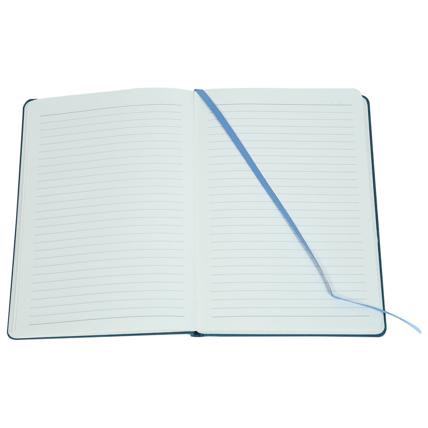 Comma Regina - A5 Size - Hard Bound Notebook (Peacock Blue)