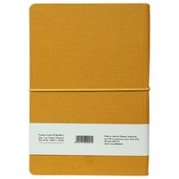 Comma Regina - A5 Size - Hard Bound Notebook (Mustard Yellow)