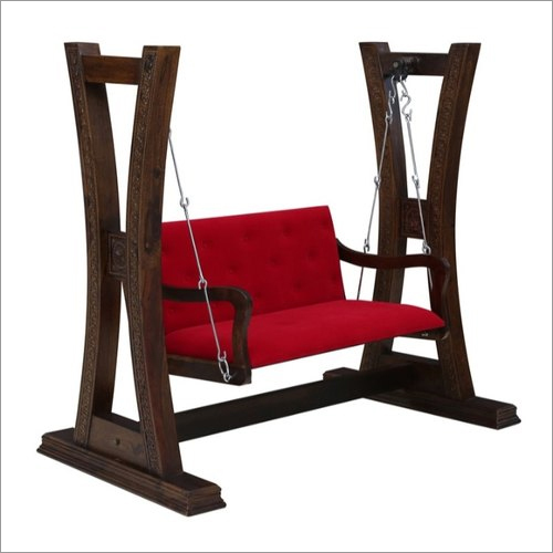 Polished Brown Wooden Jhula