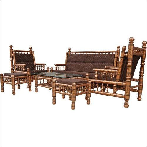 Durable Modern Rajwadi Sofa Set