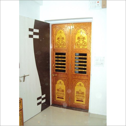 Antique Wooden Entrance Door Application: Residential