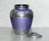 Aluminum Cremation Urn With Engraving Band