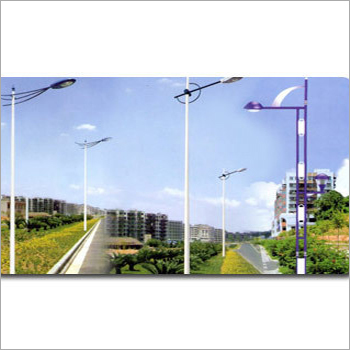 Warm White Color Street Light Gi Poles