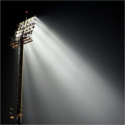 Warm White Color Outdoor Flood Light Poles