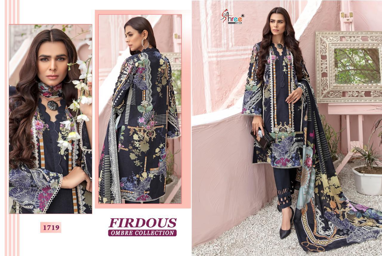Shree Fabs Firdous Ombre Collection Cotton Pakistani Dress Material Catalog