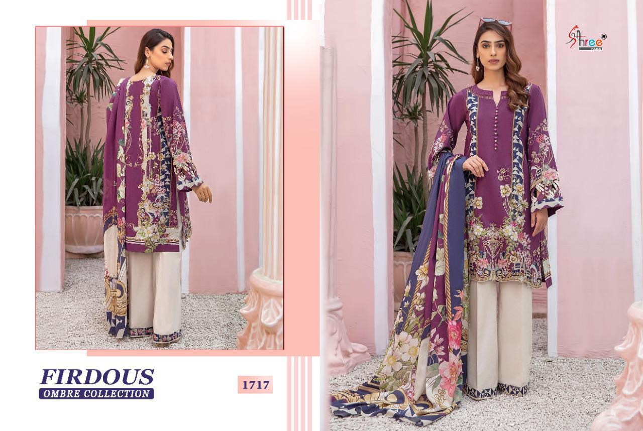 Shree Fabs Firdous Ombre Collection Cotton Pakistani Dress Material Catalog