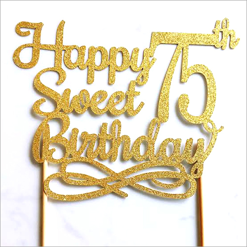 Manual Acrylic Cake Toppers
