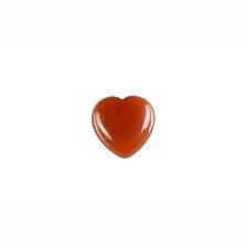 9mm Carnelian Heart Cabochon Loose Gemstones