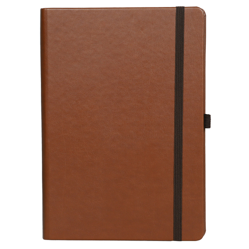 Mahavir Personal Notes - A5 Size - Hard Bound Notebook (Tan)