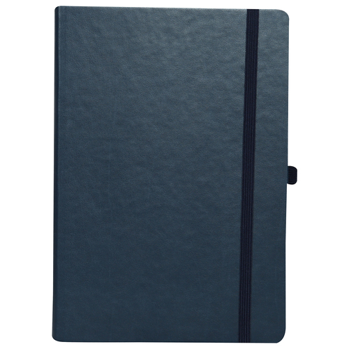 Mahavir Personal Notes - A5 Size - Hard Bound Notebook (Navy Blue)