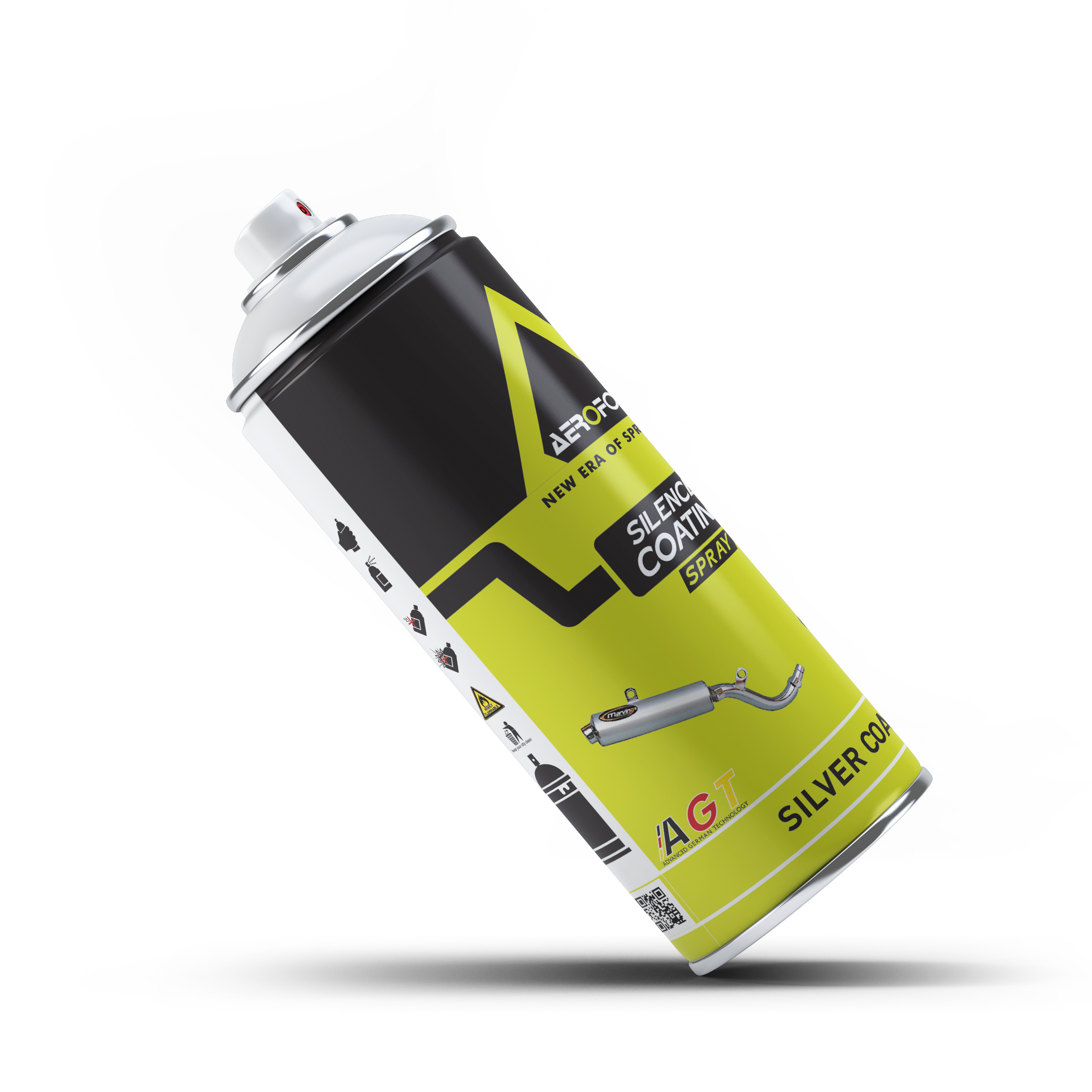 Silencer Coating Silver Spray