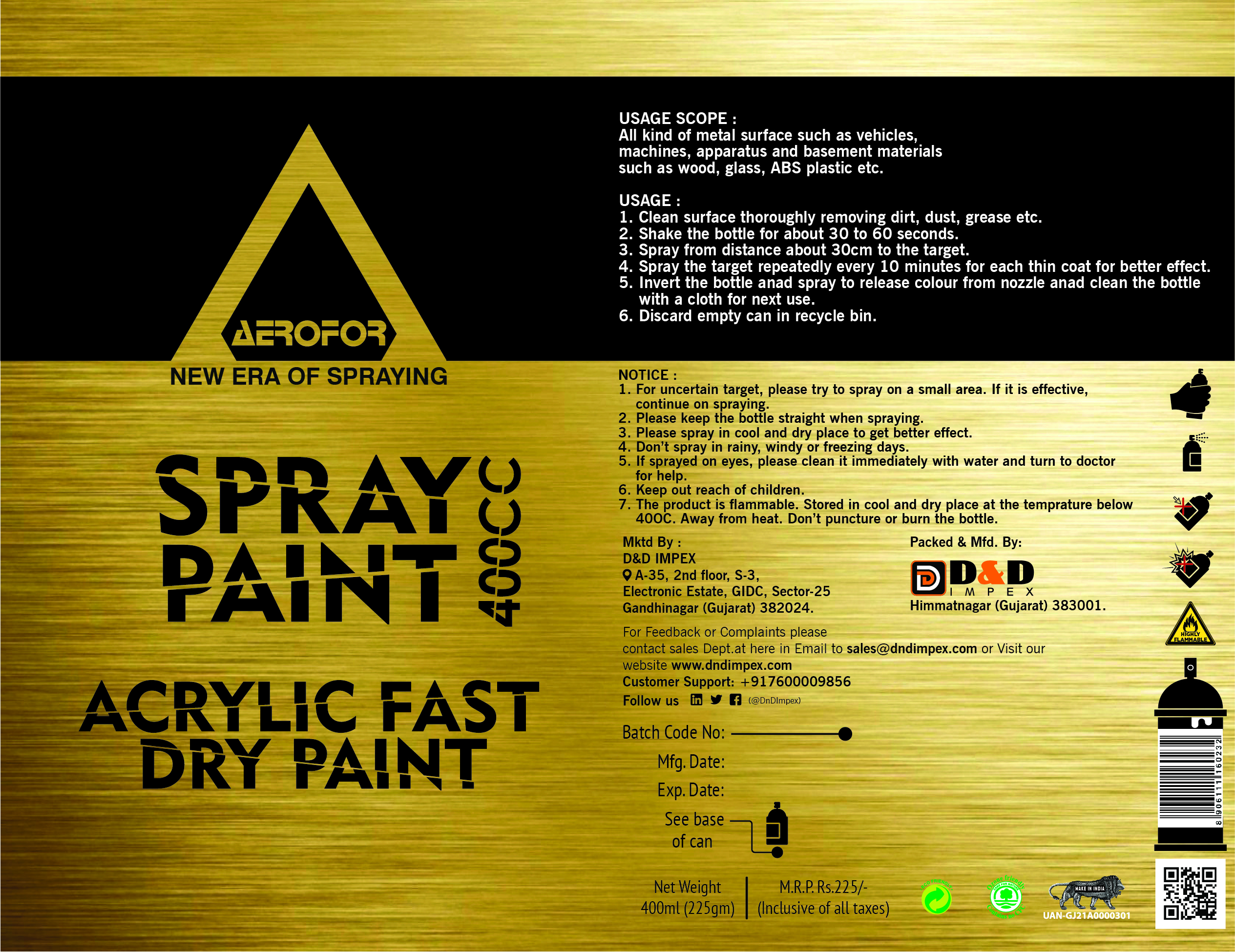 Acrylic Spray Paint