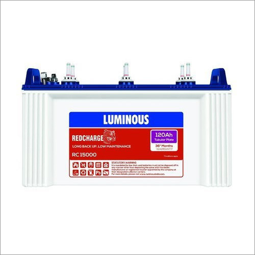 Luminous 120AH Tubular Battery