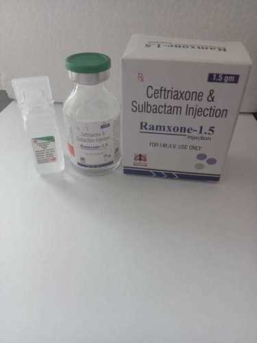 Ceftriaxone + Sulbactam 1.5 gm By RAMPTON HEALTHCARE