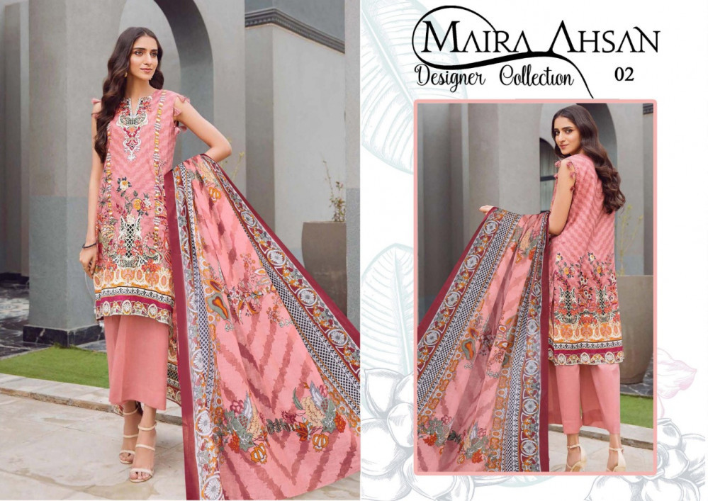 Maira Ahasan Designer Collection Vol-1 Printed Karachi Suits Catalog
