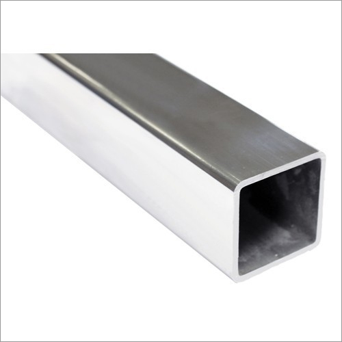 Stainless Steel Square Pipe 316 Ti Length: 6  Meter (M)