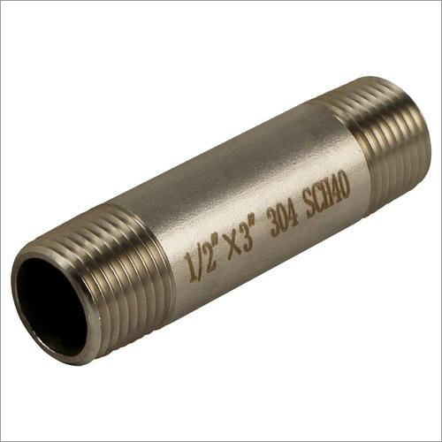 Stainless Steel Socket Weld Nipple By NASCENT PIPES & TUBES