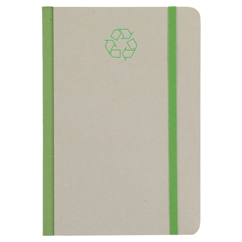 Comma Ecologique  A5 Size  Hard Bound Notebook (Green)