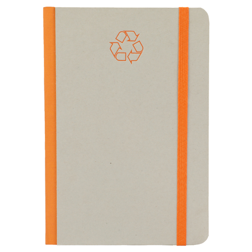 Comma Ecologique  A5 Size  Hard Bound Notebook (Orange)