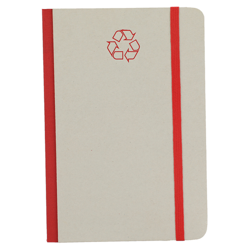 Comma Ecologique  A5 Size  Hard Bound Notebook (Red)