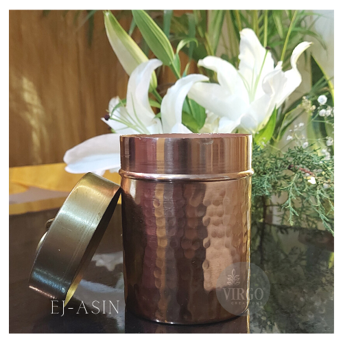 EJ-ASIN: Metal Jar With Lid