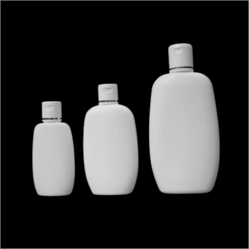 White 50Ml - 100Ml 200Ml Hdpe Oval Shape Baby Lotion Shampoo Bottle