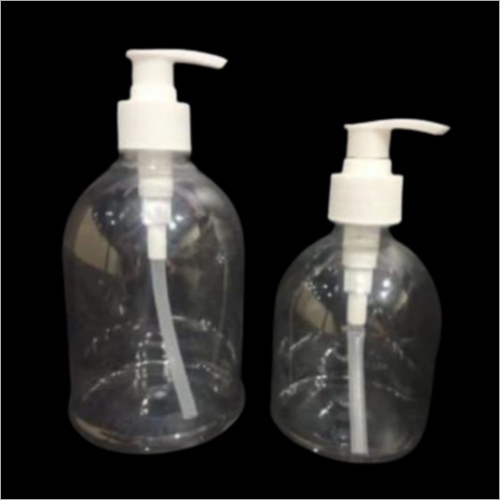 Transparent 500Ml Pet Sanitizers Bottle