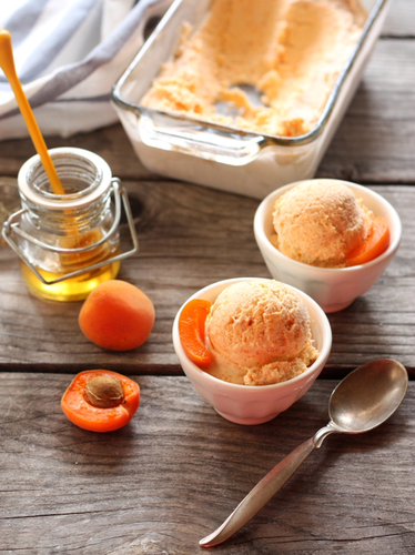 Red Apricot Ice Cream Flavour