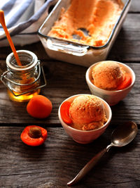 Apricot Ice Cream Flavour